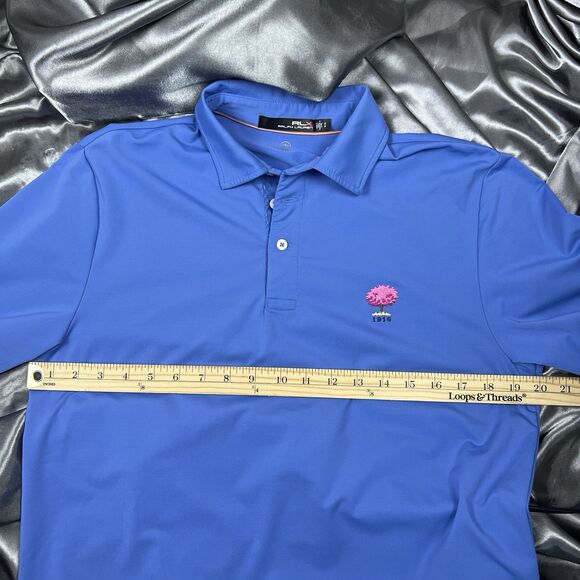 Vintage RLX Ralph Lauren 1916 Cherry Valley Club Golf Polo Women's S/P Blue Logo - Picture 14 of 17